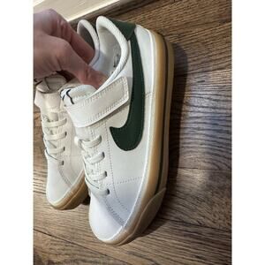 Nike Court Legacy Fir/White/Gum Lt Brown Kids Size 3 Youth Brand NEW